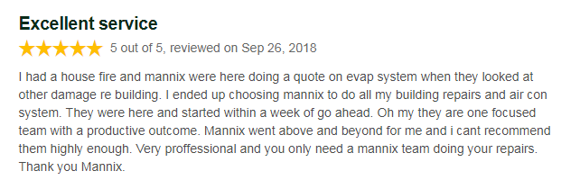 Mannix Review Customer Testimonial 2