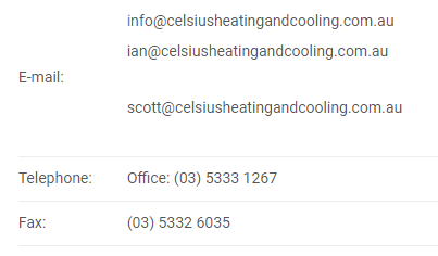 Celsius Heating & Cooling Review Quotation