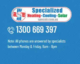 Specialized Heating & Cooling Review Contact Us